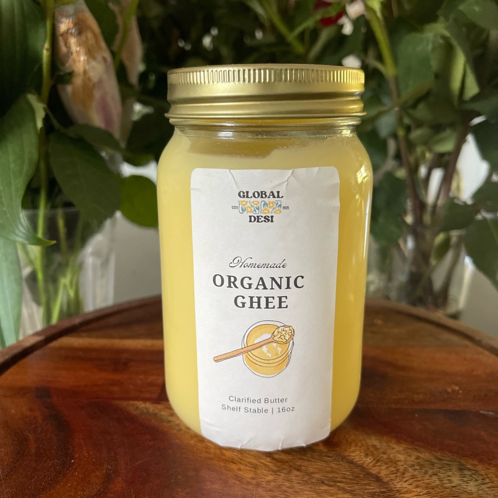 Homemade Ghee w/ FREE Glass Mason Jar!